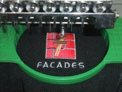 embroidering logo